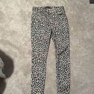 Cheetah Print Skinny Jeans